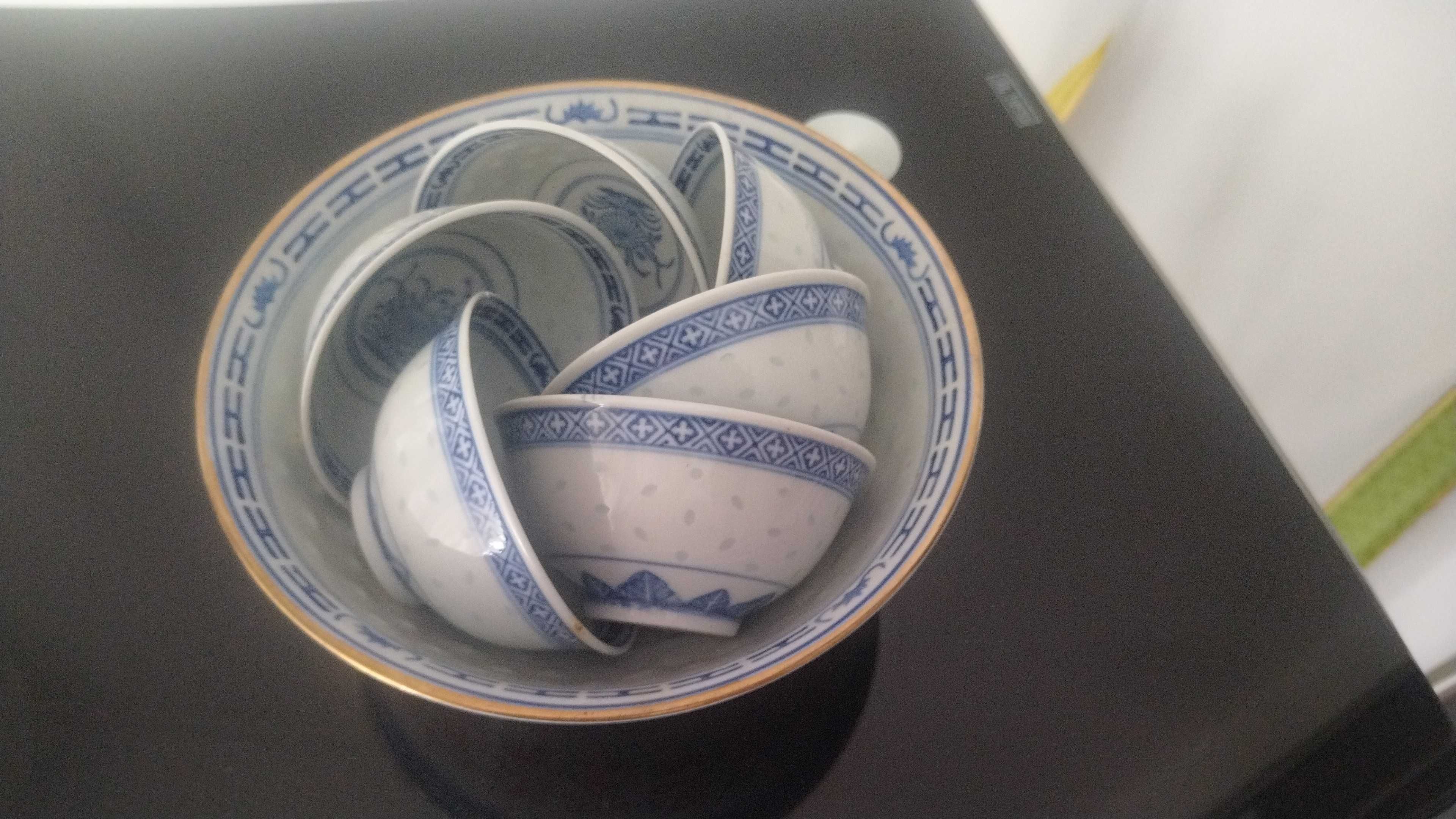 Porcelana chinesa bago de arroz (Macau)