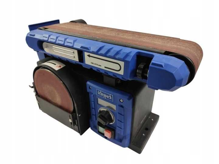 Szlifierka taśmowo - tarczowa Scheppach 370W BTS800