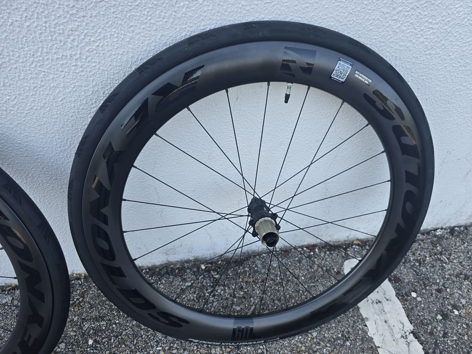 Par de rodas de disco de carbono