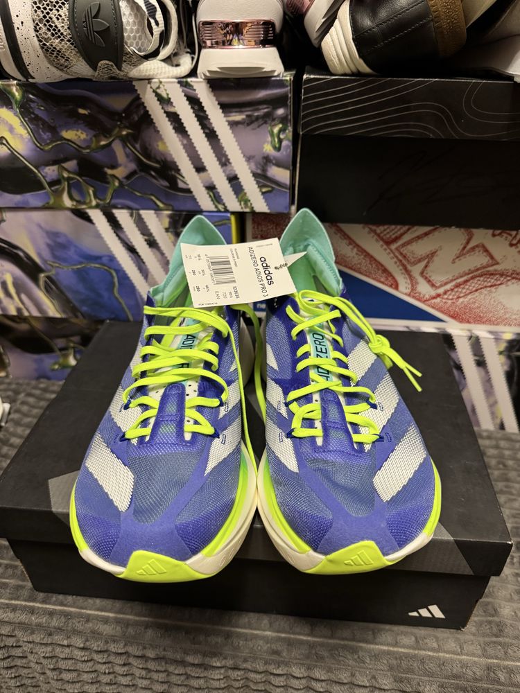 Чоловічі бігові кросівки ADIDAS ADIZERO ADIOS PRO 3 45(29см),47(30,5см