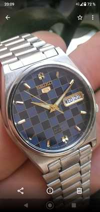 Часы Seiko 5 "Шахматы" с браслетом Япония периода СССР