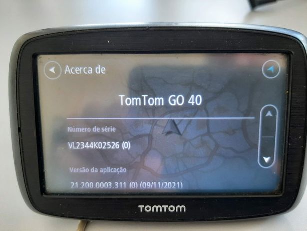GPS TomTom Go 40 com mapa Europa (vitalício) 04/2022