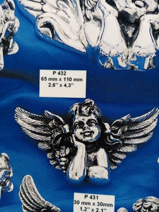 Сувенір, статуетка "Ангел", гальванопластика срібло 925 проба