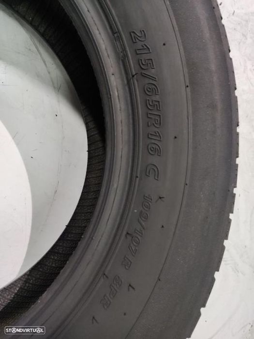 2 pneus semi novos 215-65r16c - oferta dos portes 90 euros