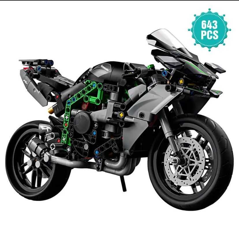 Klocki wzór LEGO Kawasaki Ninja H2 H2R  Pudełko Karton Dla klienta
