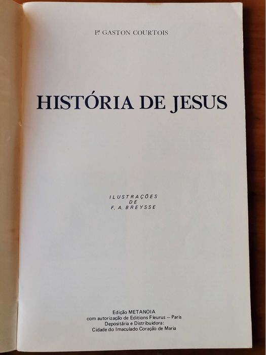 História de Jesus Gaston Courtois F.A. Breysse.