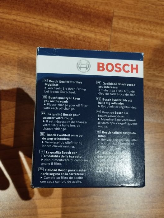 Filtro de óleo carro Bosch