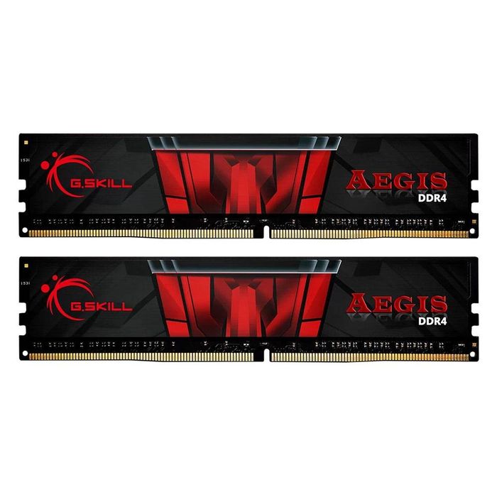 Memória RAM G.SKILL Aegis 16GB (2x8GB) DDR4-3200MHz CL16 Preta