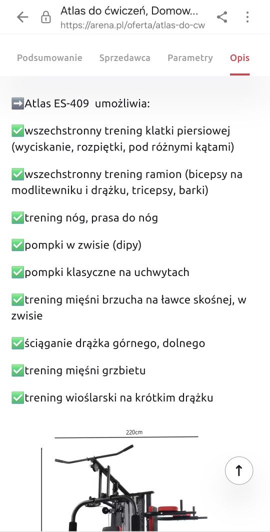 Sprzedam atlas do cwiczen