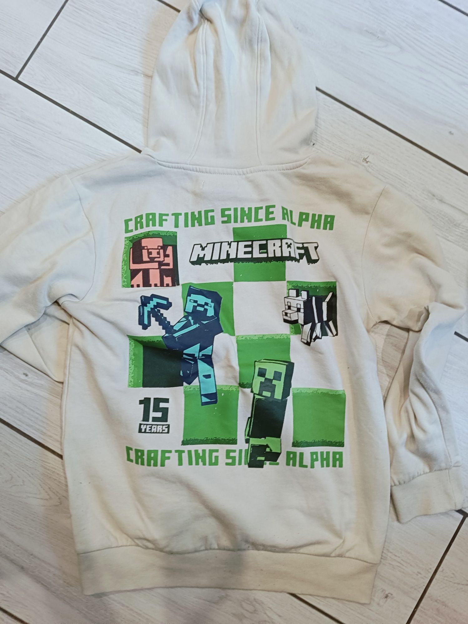 Bluza kremowa Minecraft