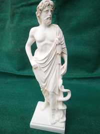 Rzeżba figura Eskulap odlew z żywicy alabaster 22 cm