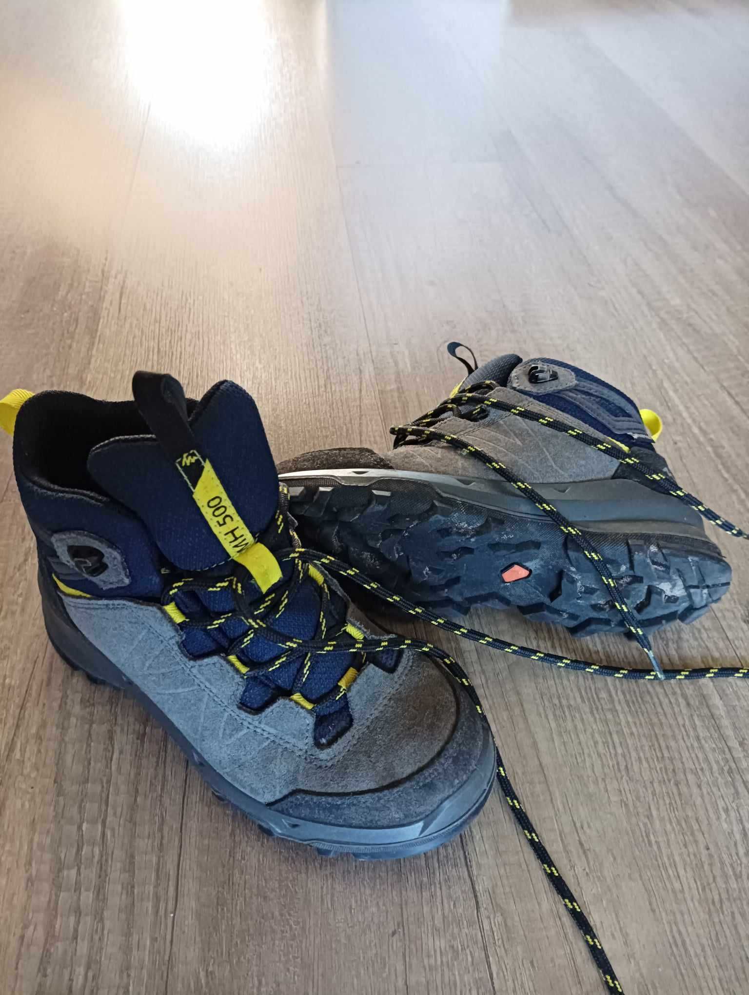 buty trekkingowe 32 Quechua MH500 wysokie wodoodporne