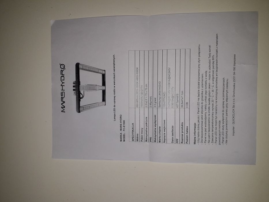Mars Hydro FC-E1500 LED