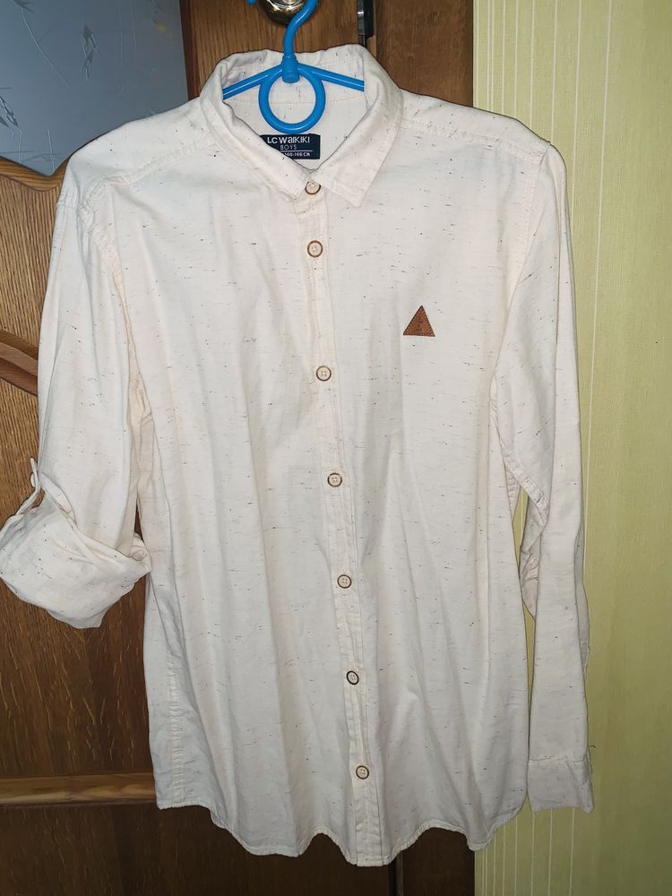 Рубашка лён LC Waikiki, 10-11 лет, 140-146 см,