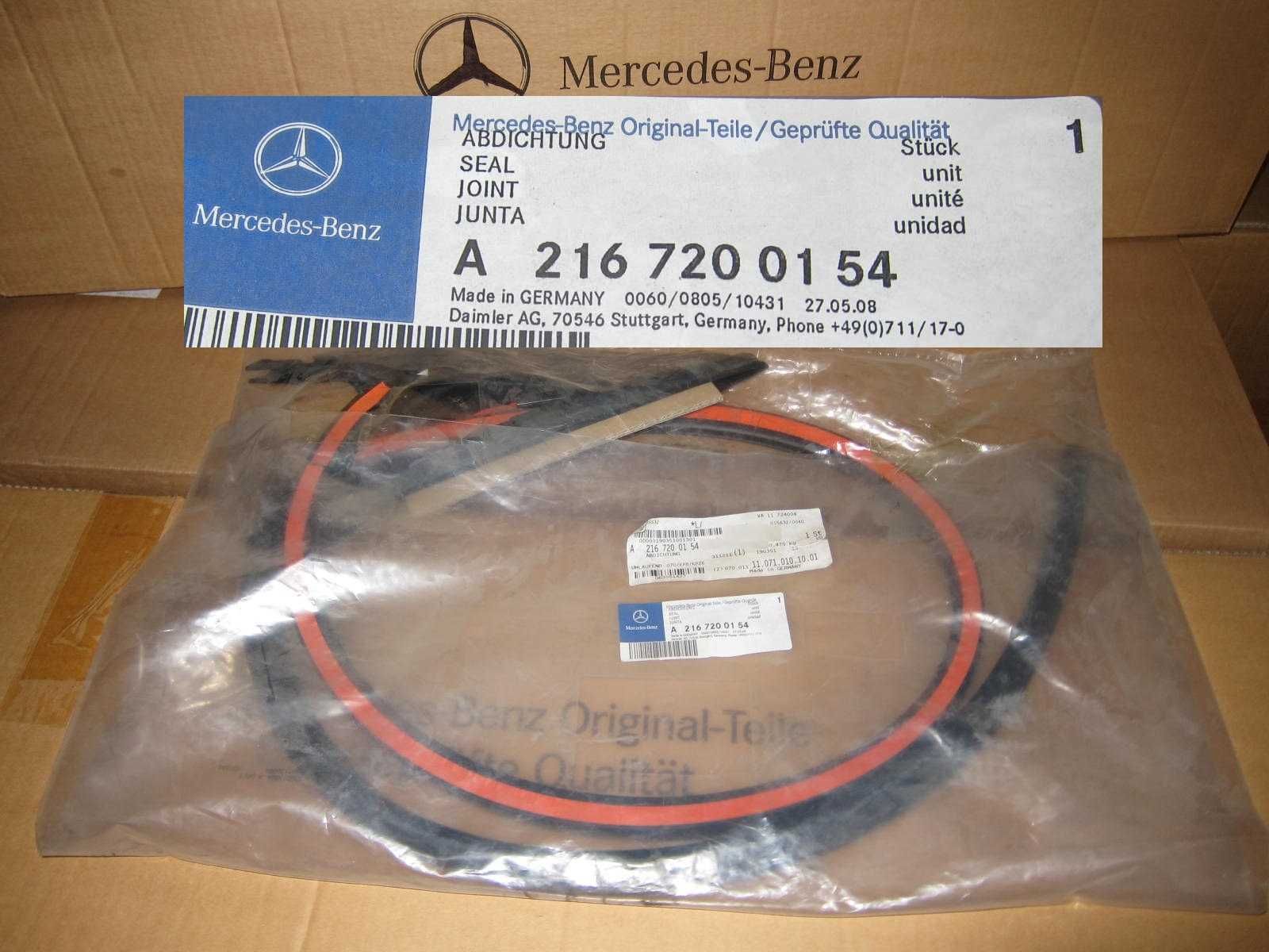 Уплотнитель двери Mercedes CL C216 W216