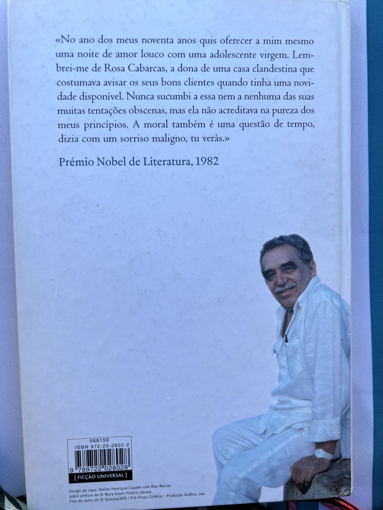 Livro Gabriel García Márquez - Memória das minhas putas tristes