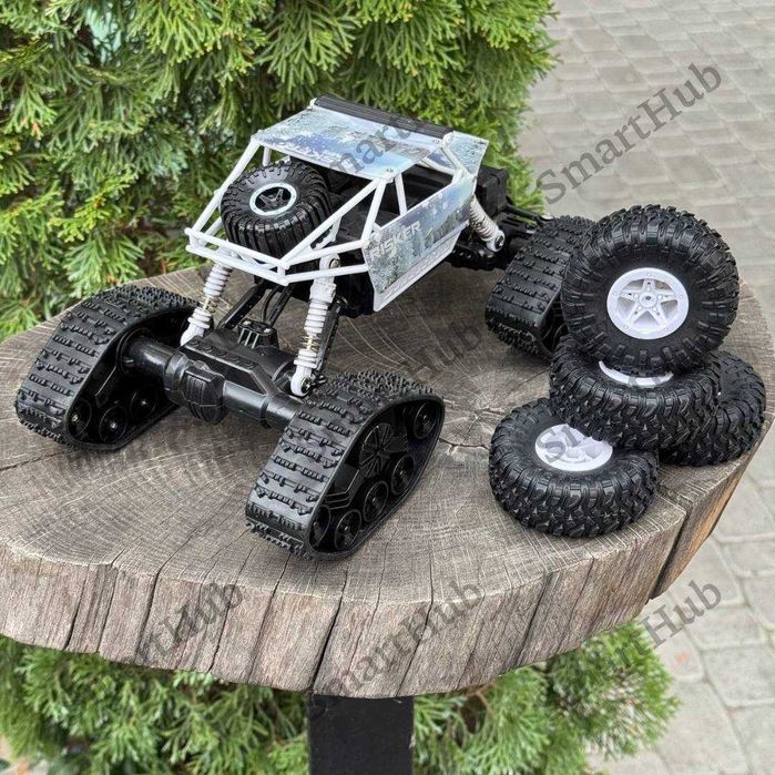 Монстр-трак на радиоуправлении “Snow Rider 4x4” Белый, Джип на пульте