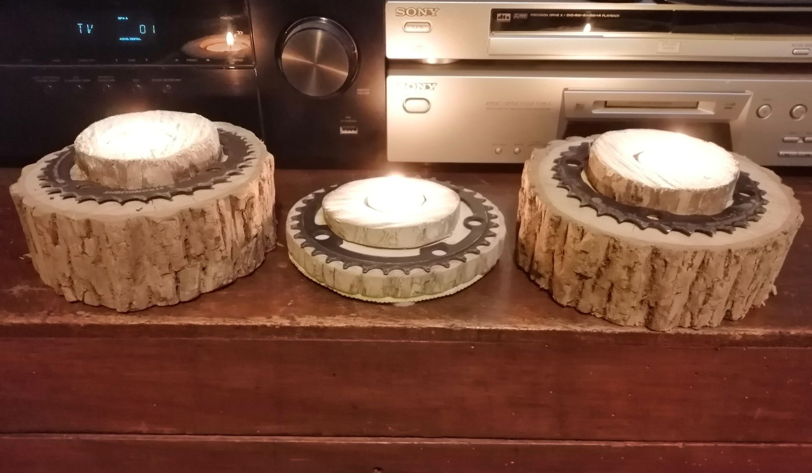 Castiçais para velas