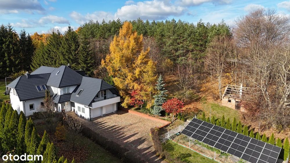 Wyjątkowy dom 300m2 w Bronowicach, działka 25ar pompa ciepla, fotowolt