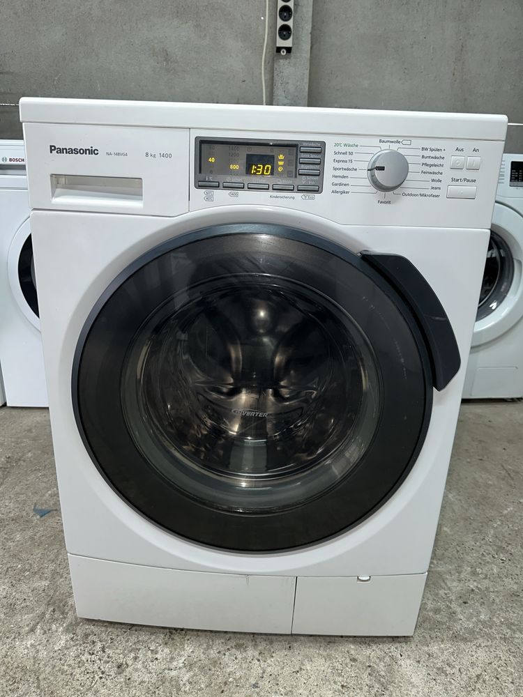 Pralka Panasonic NA-148VG4 a+++ 1400 obr 8kg stan idealny