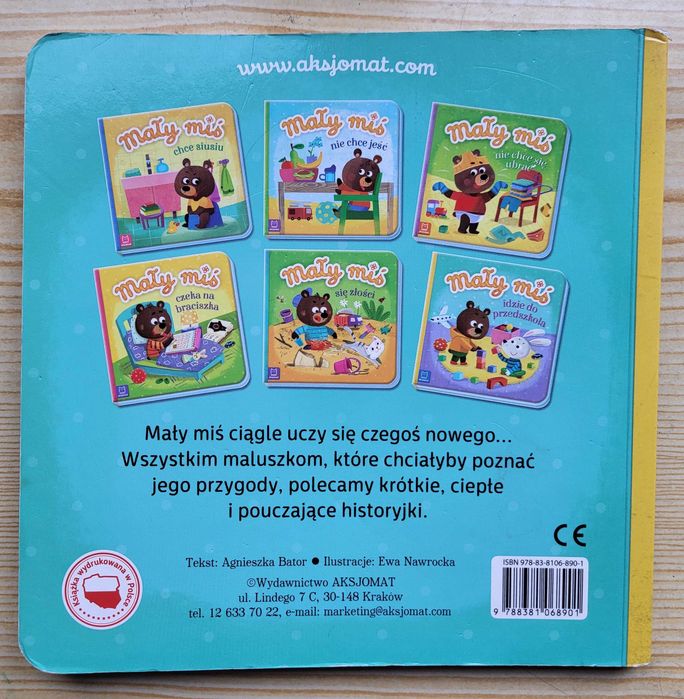 "Mały miś idzie do przedszkola" - NAJTANIEJ na RYNKU!
