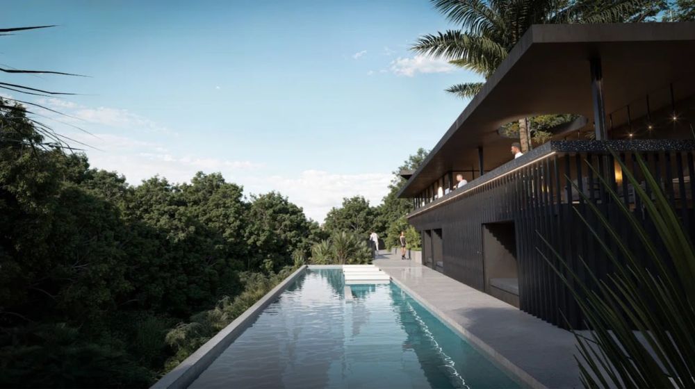 Уединение среди тропических джунглей Бали с панорамными видами,Убуд