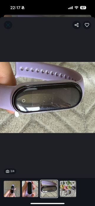 Mi band 5 фітнес браслет годинник