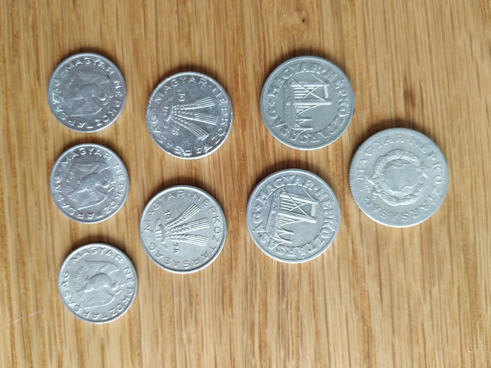 Forint, Filler monety z okresu węgierskiej republiki ludowej