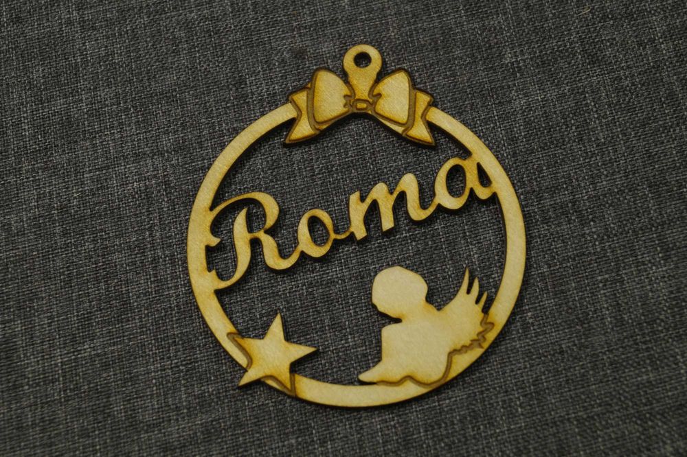 bombka na choinkę z imieniem, ozdoba świąteczna