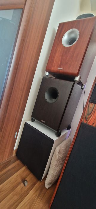 Subwoofery 2x Magnat Betasub 30A, i Paradigm PDR12