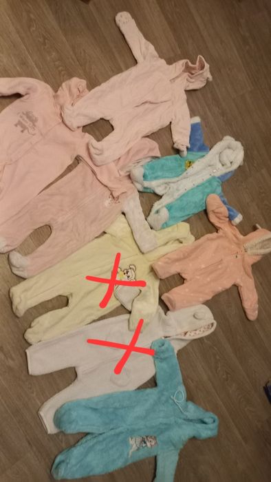 Набір комбінезонів для дівчинки 0-1р