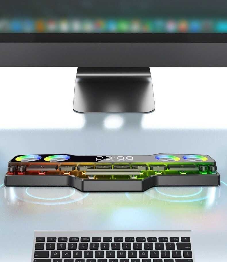 Głośnik Bezprzewodowy Bluetooth Gamingowy Soundbar RGB Radio Wyprzedaż