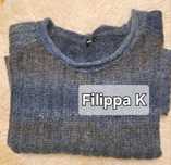 Sweterek, moher, wełna, Filippa K, premium, rozm. M