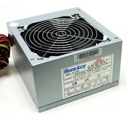 Блок питания для ПК 400W HuntKey CP-400HP (20+4pin, 1x6pin, 1x120мм)