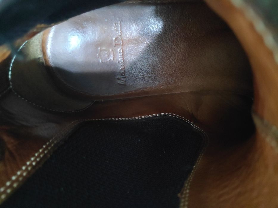 Botas homem camurça castanha n°42