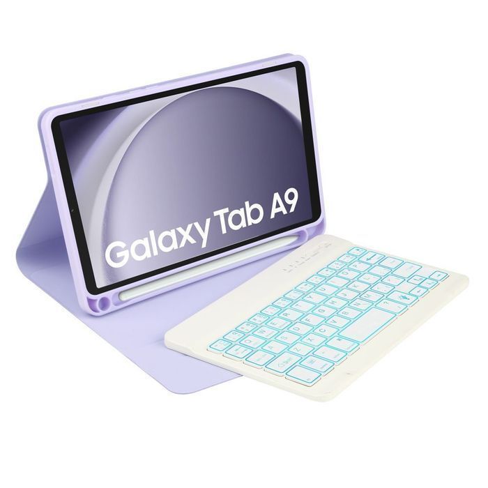 Tech-Protect Sc Pen + Keyboard Galaxy Tab A9 8.7 X110 / X115 Violet