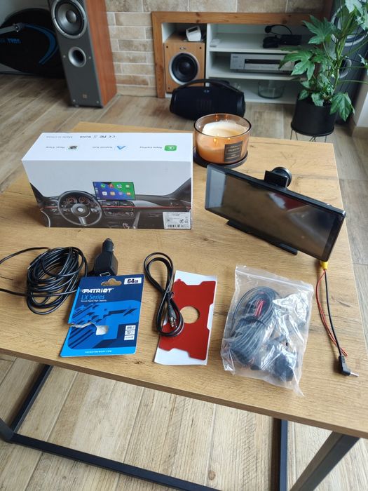 Radio android auto carplay kamera cofania wideorejestrator