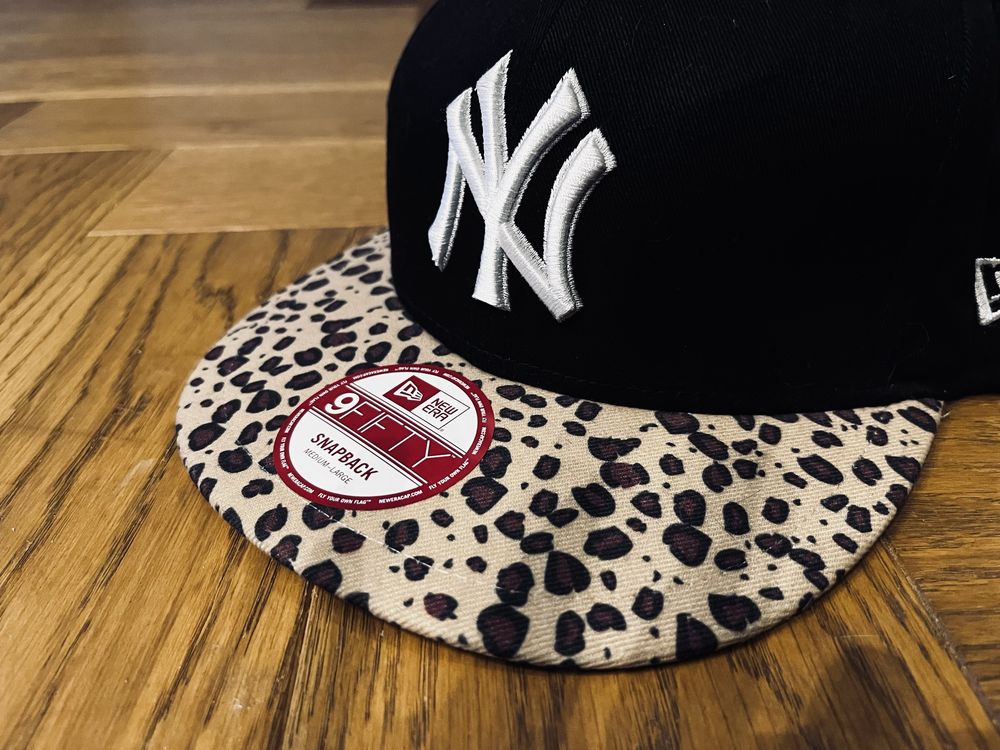 Czapka z daszkiem SNAPBACK New York Yankees panterka - NOWA!!