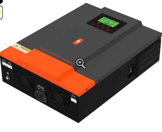 Гібридний інвертор PowMr 3000W 24V  та акб 5квт li-ion