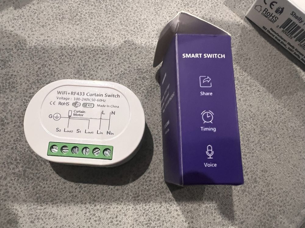Smart Switch Estores ou luzes