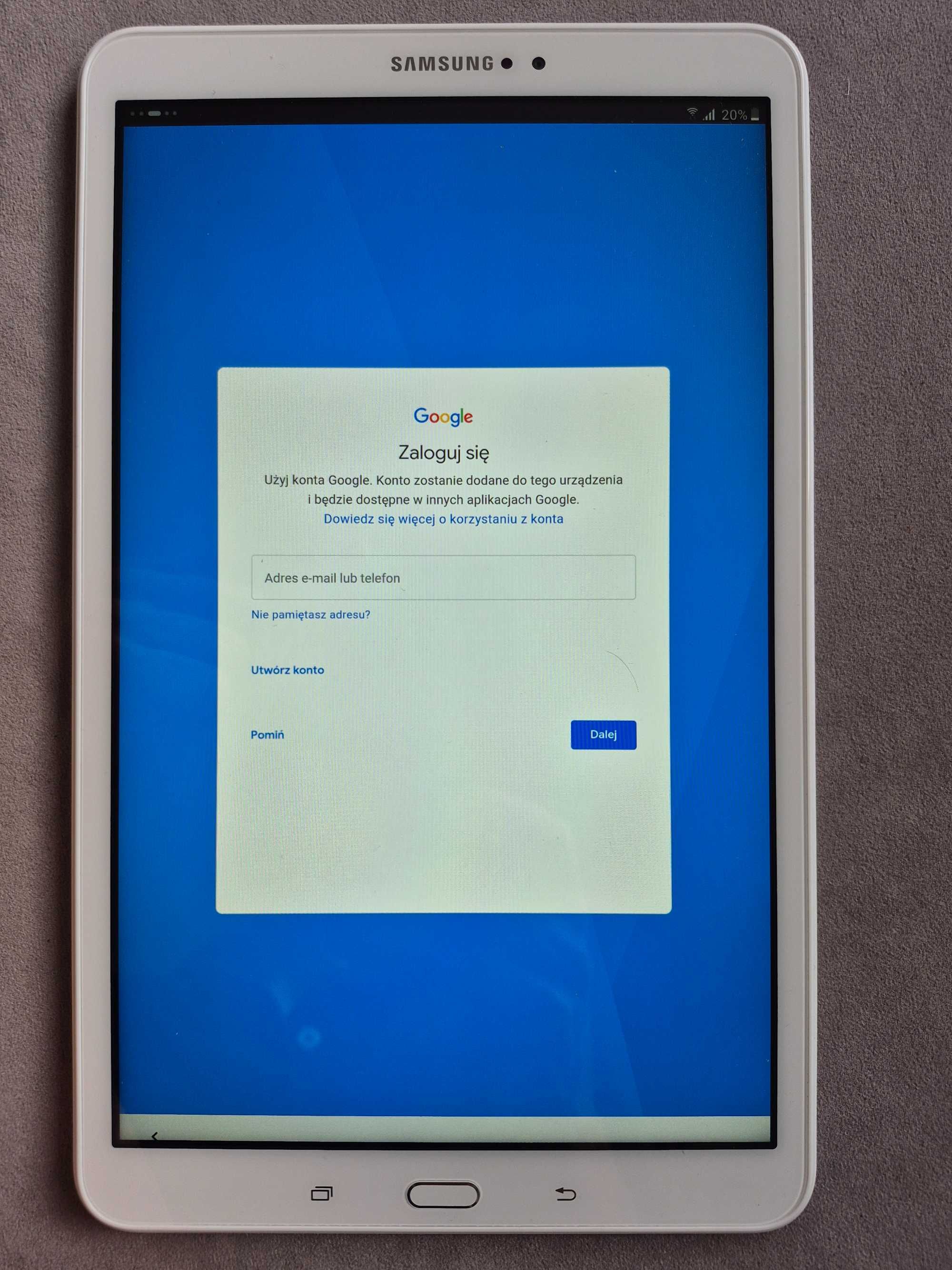 Samsung Galaxy A6 LTE SM-T585 16 GB nieużywany