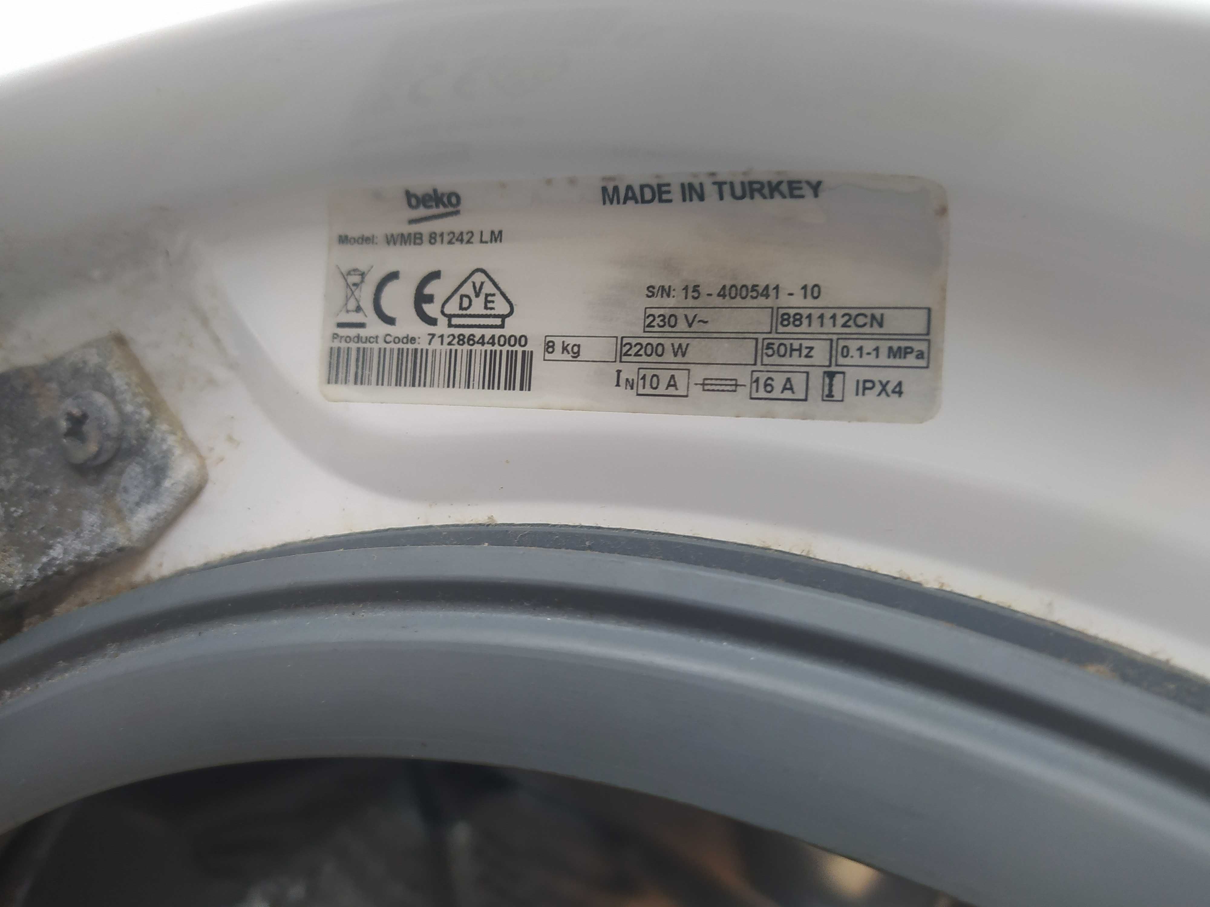 Modo eletrónico (Máquina de lavar roupa Beko)