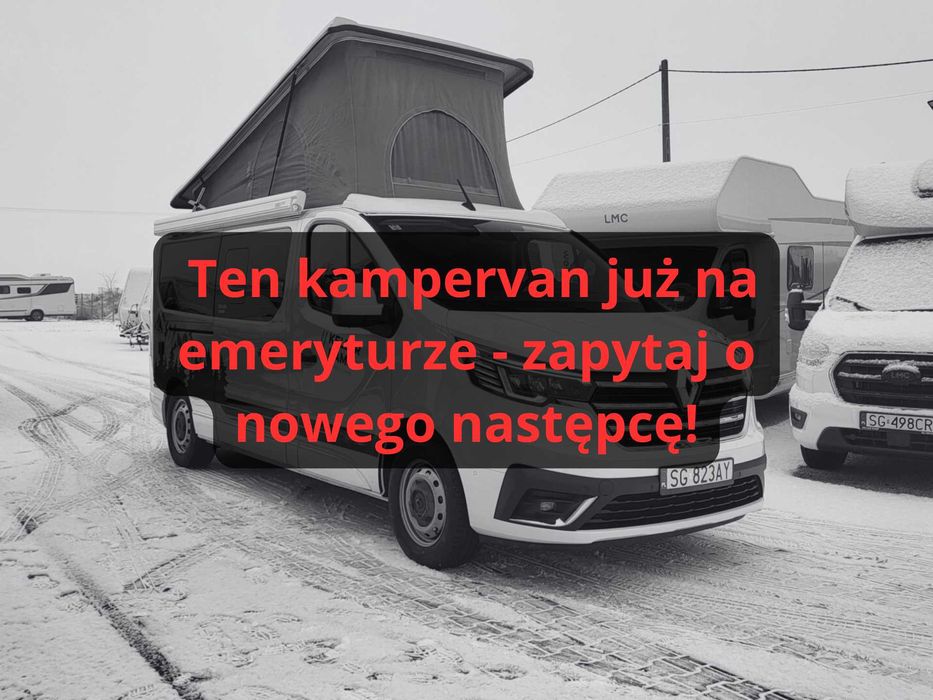 Wynajem kampervan z namiotem Renault Trafic WaveCamper 4-os California