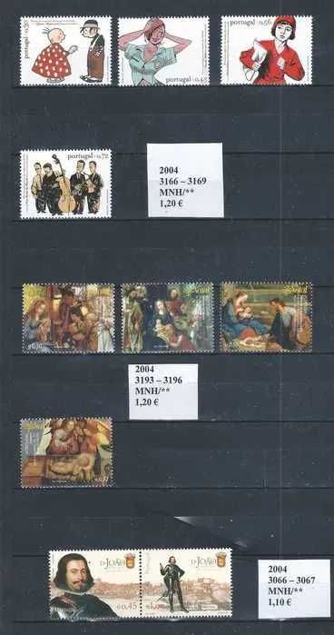 Selos Portugal 1977/2004 MNH/**