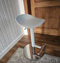 Krzesło stołek barowy Ikea Janinge szare