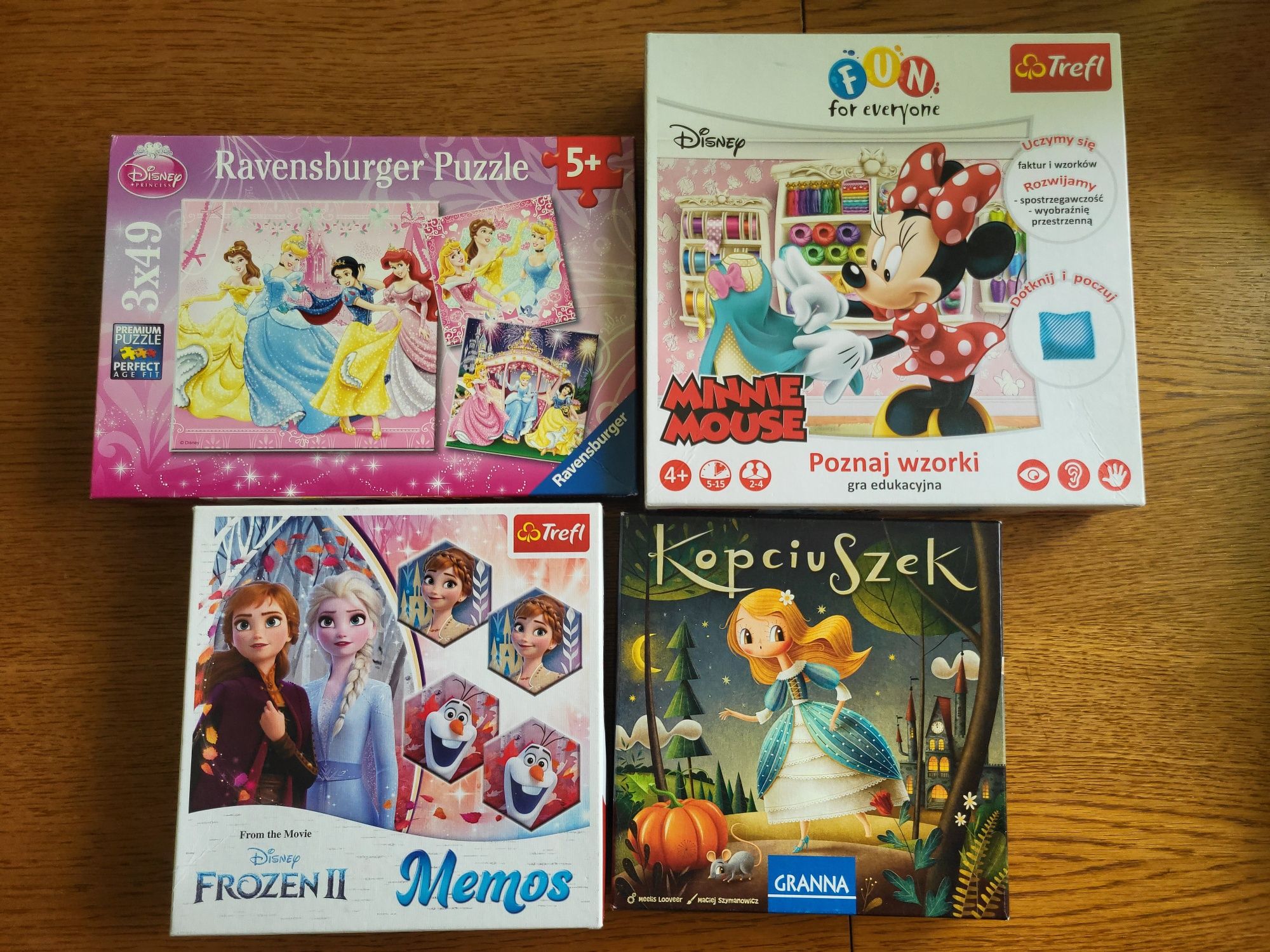 Gry i puzzle dla dziewczynki kompletne