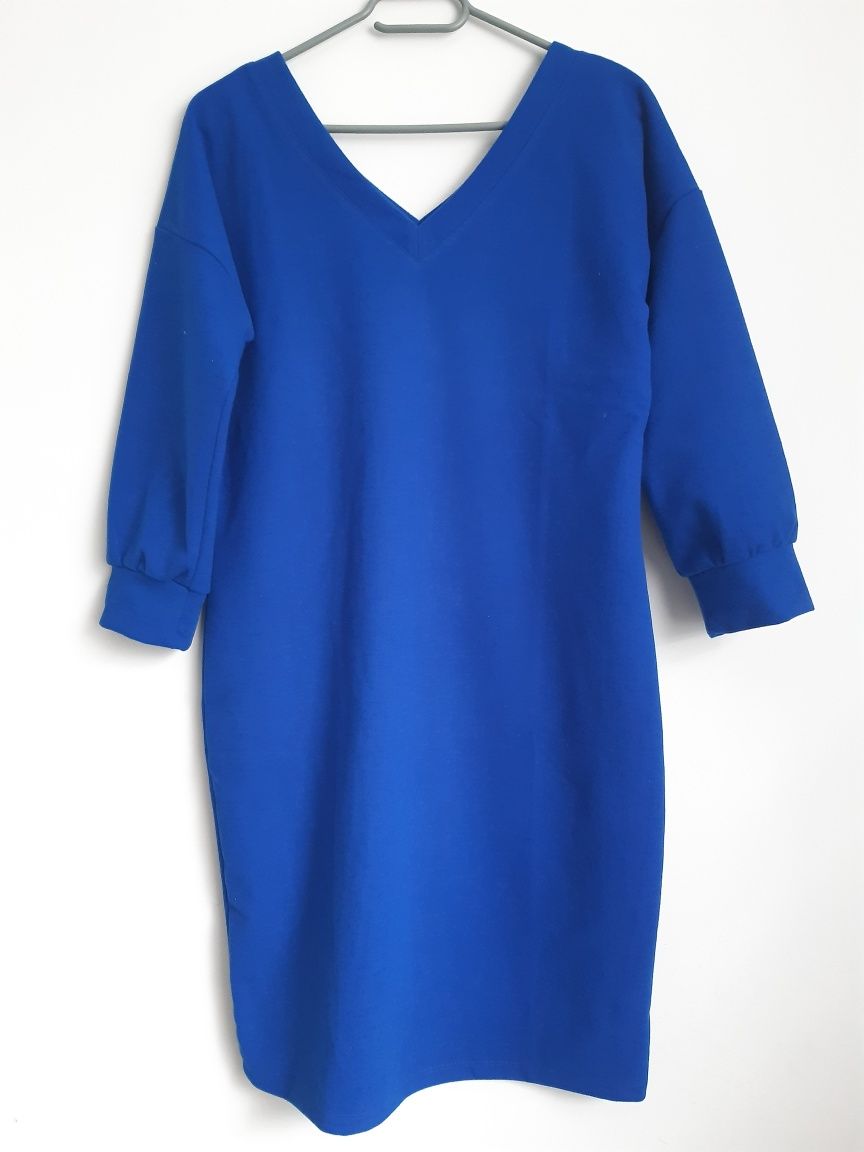 Niebieska tunika/ sukienka