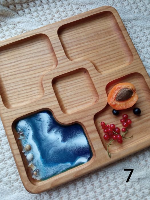 Минажница тарелка винный столик