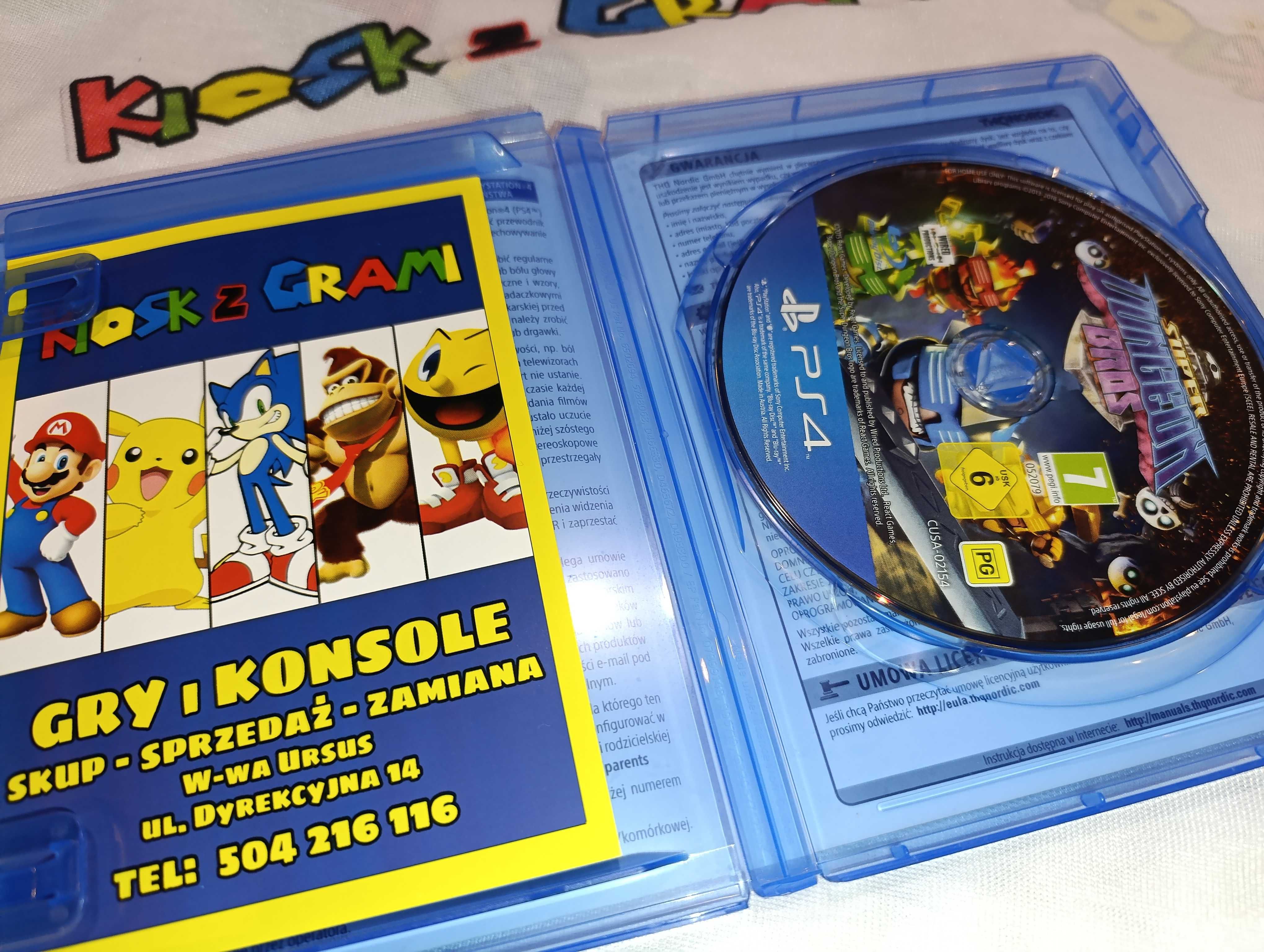 Super Dungeon Bros PS4 PL możliwa zamiana sklep / Ursus