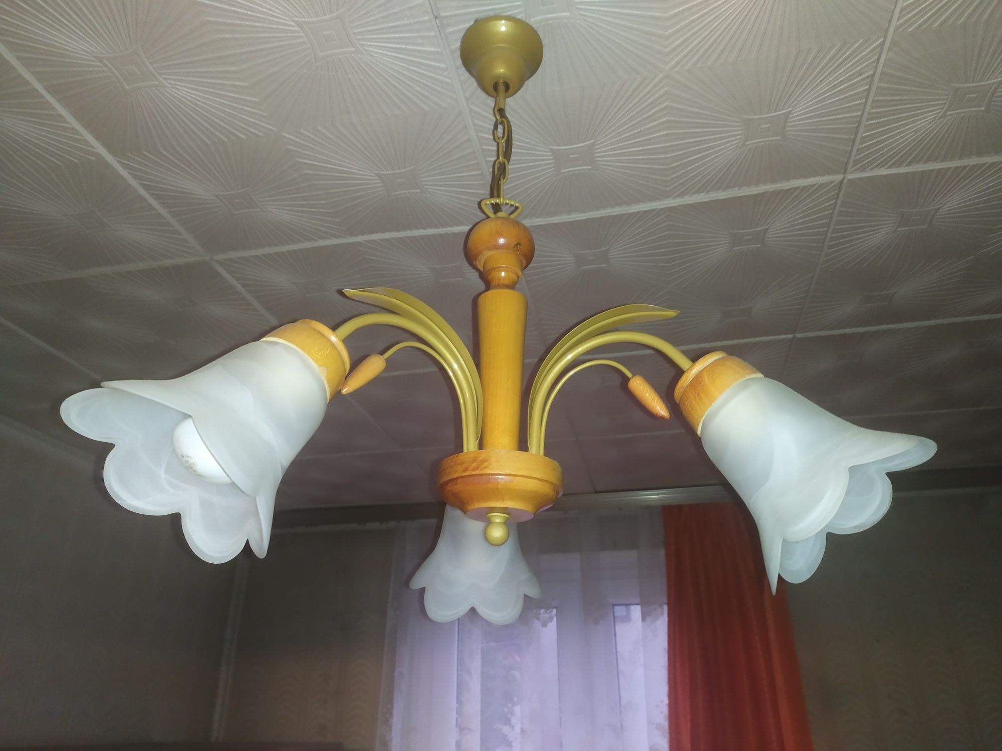 Lampa żyrandol 3 klosze